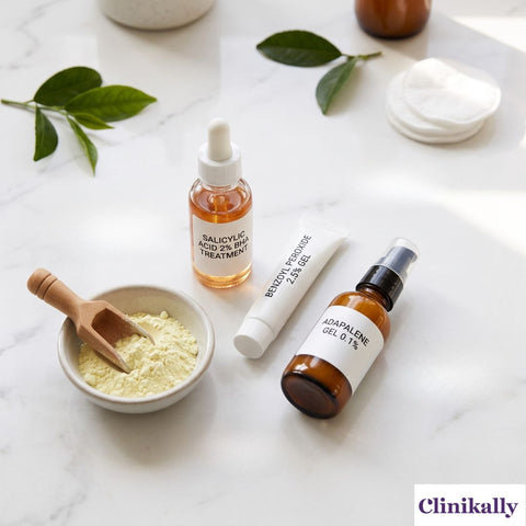 Acne treatment ingredients and skincare products