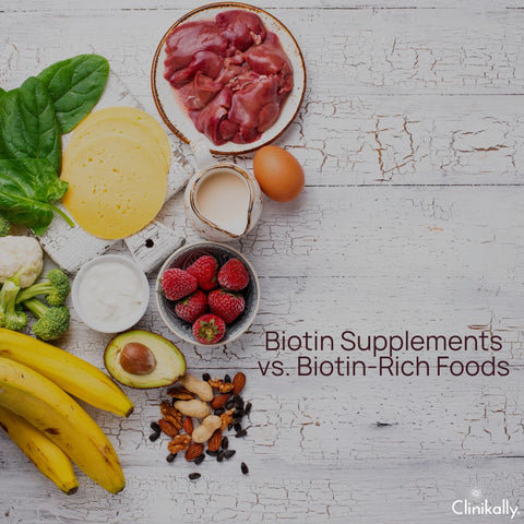 Biotin Supplements vs. Biotin-Rich Foods