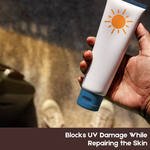 Blocks UV Damage While Repairing the Skin