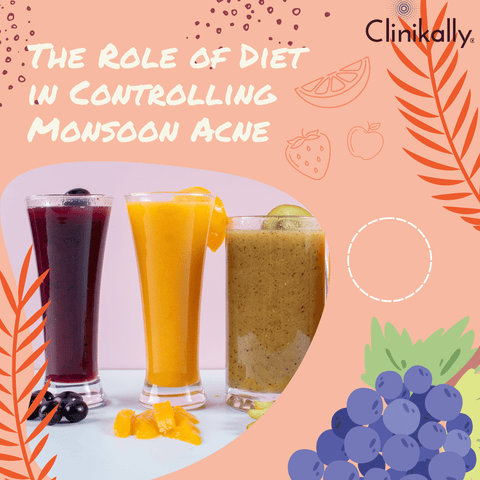 The Role of Diet in Controlling Monsoon Acne