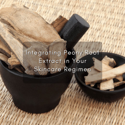 Integrating Peony Root Extract in Your Skincare Regimen