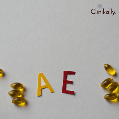 vitamins A and E