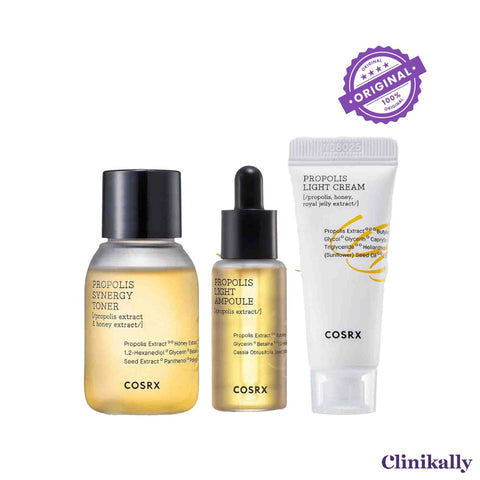 COSRX Honey Glow 3-Step Kit for Dry & Rough Skin