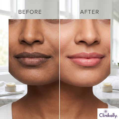 Dark lips before and after improvement