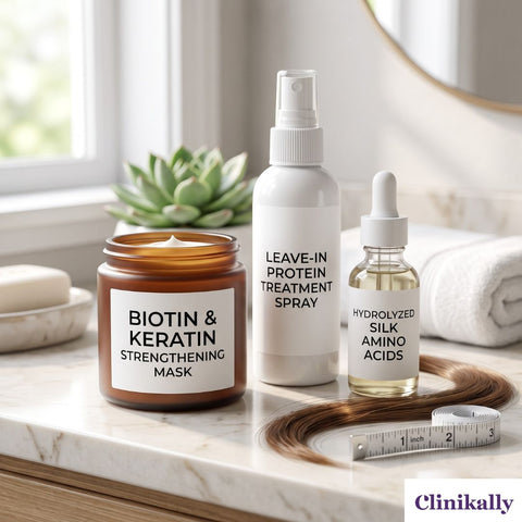 Protein treatment hair products