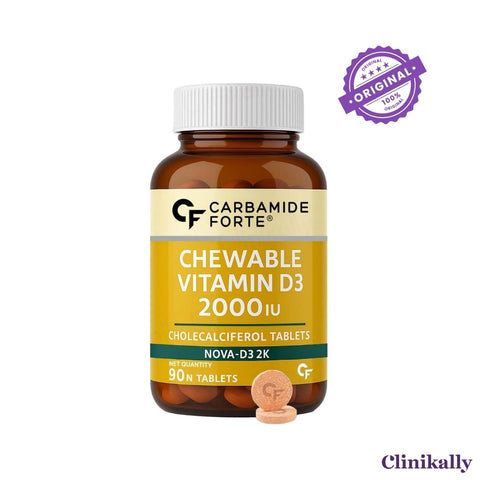 Carbamide Forte Chewable Vitamin D3 2000 IU Tablet