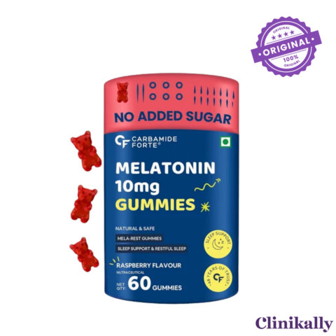 Carbamide Forte Melatonin 10mg Gummies - Raspberry Flavour.png