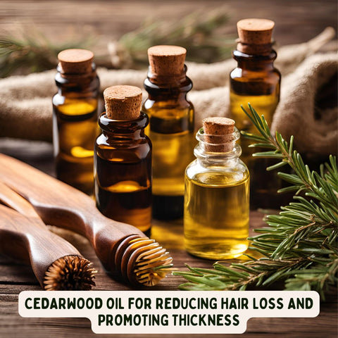 Cedarwood Oil for Reducing Hair Loss and Promoting Thickness