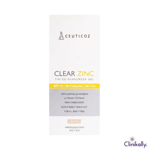 Ceuticoz Clear Zinc Tinted Sunscreen