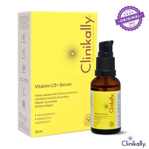 Clinikally Vitamin C3+ Serum bottle