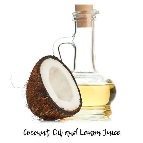 Coconut Oil and Lemon Juice