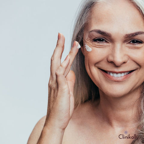Colloidal oatmeal in anti-aging products