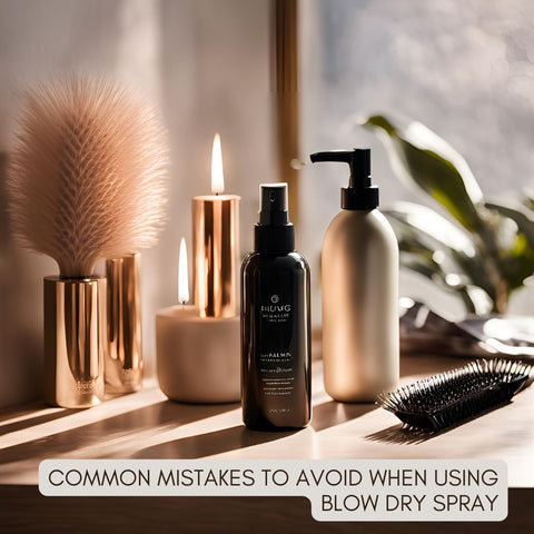 Common Mistakes to Avoid When Using Blow Dry Spray