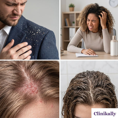 Common signs of dandruff