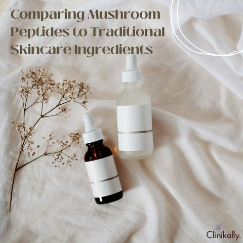 Comparing Mushroom Peptides to Traditional Skincare Ingredients