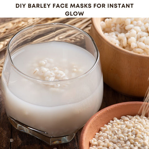 DIY Barley Face Masks for Instant Glow