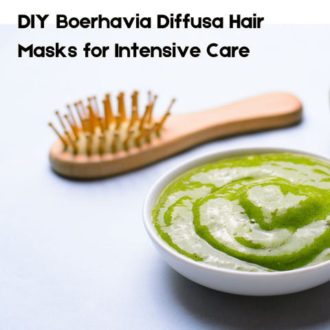 DIY Boerhavia Diffusa Hair Masks for Intensive Care