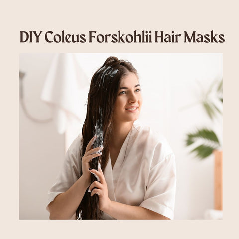 DIY Coleus Forskohlii Hair Masks