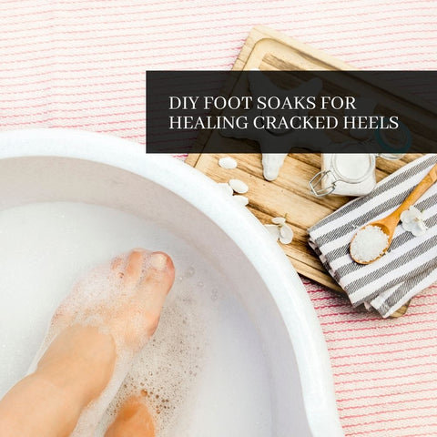DIY foot soaks for healing cracked heels