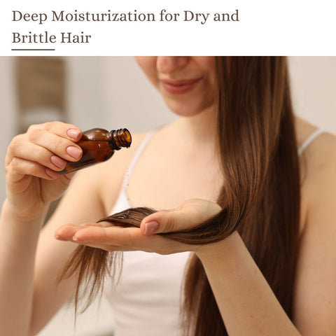 Deep Moisturization for Dry and Brittle Hair