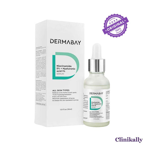 Dermabay 5% Niacinamide + 1% Hyaluronic Acid Serum