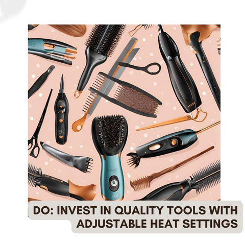 Do: Invest in Quality Tools with Adjustable Heat Settings