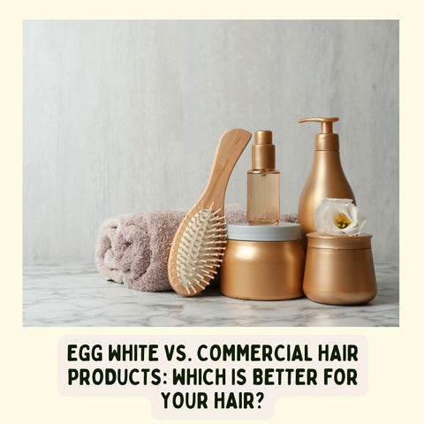 Egg White vs. Commercial Hair Products: Which Is Better for Your Hair?