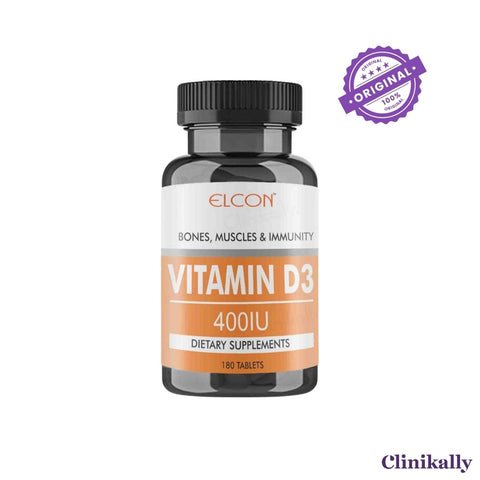 Elcon Vitamin D3 400 IU Tablet