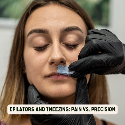 Epilators and Tweezing: Pain vs. Precision