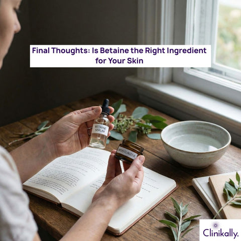 Final Thoughts: Is Betaine the Right Ingredient for Your Skin?