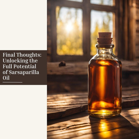 Final Thoughts: Unlocking the Full Potential of Sarsaparilla Oil