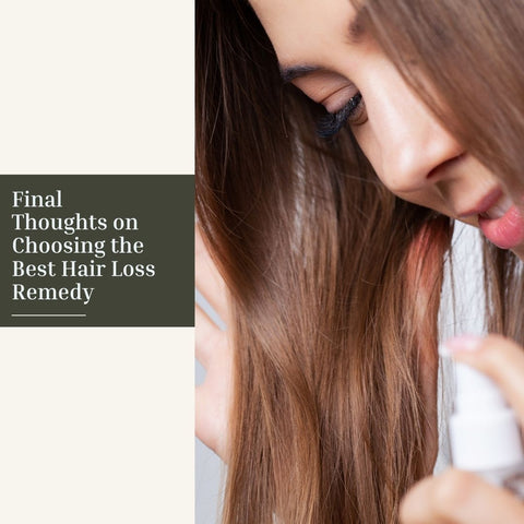 Final Thoughts on Choosing the Best Hair Loss Remedy