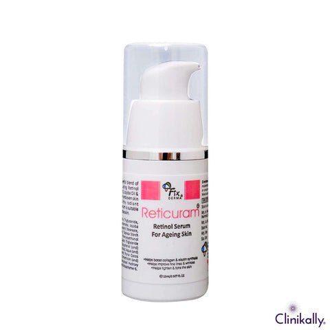 Fixderma Reticuram retinol serum bottle