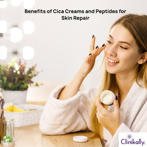 Benefits of Cica Creams and Peptides for Skin Repair
