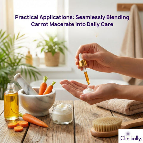 Practical Applications: Seamlessly Blending Carrot Macerate into Daily Care