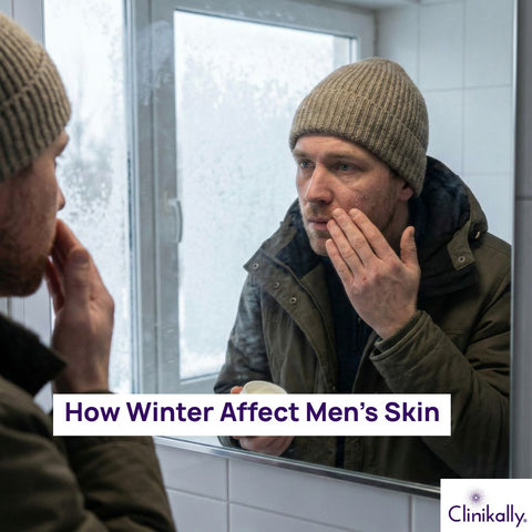 How cold weather affects men’s skin