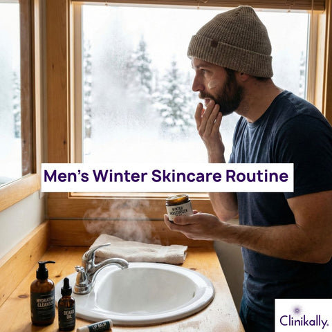 Winter Skincare Routine for Men