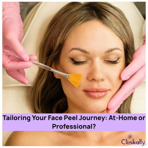Tailoring Your Face Peel Journey: At-Home or Professional?