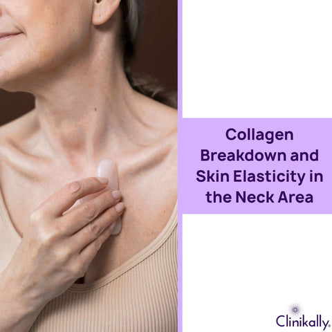 Collagen Breakdown and Skin Elasticity in the Neck Area