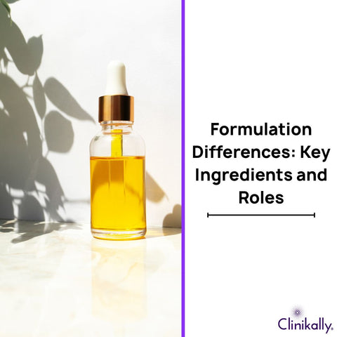 Formulation Differences: Key Ingredients and Roles