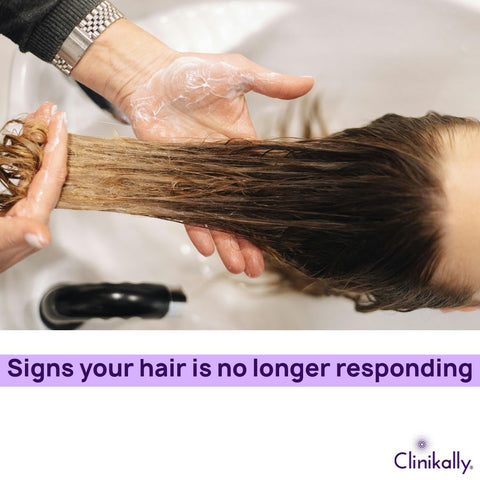 Signs your hair is no longer responding