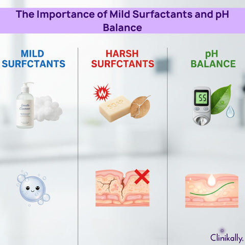 The Importance of Mild Surfactants and pH Balance