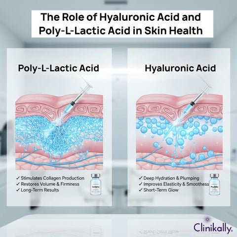 The Role of Hyaluronic Acid and Poly-L-Lactic Acid in Skin Health