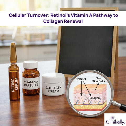 Cellular Turnover: Retinol’s Vitamin A Pathway to Collagen Renewal