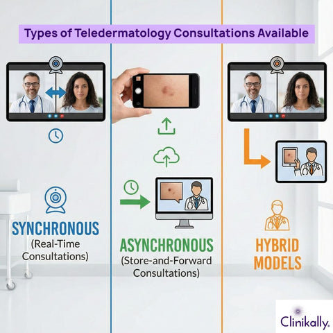 Types of Teledermatology