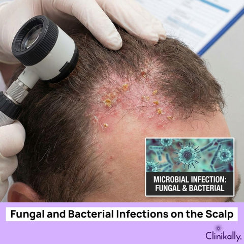 Fungal and Bacterial Infections on the Scalp