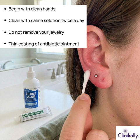 How to Clean and Care for an Infected Piercing