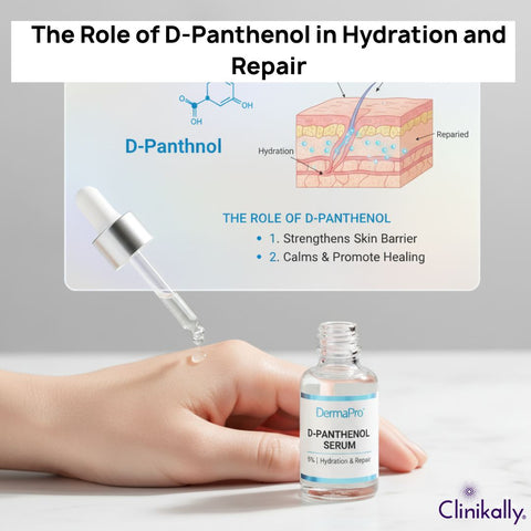 The Role of D-Panthenol in Hydration and Repair
