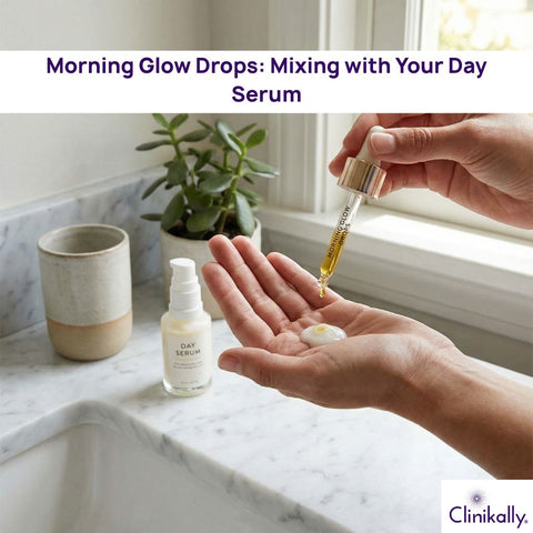 Morning Glow Drops: Mixing with Your Day Serum