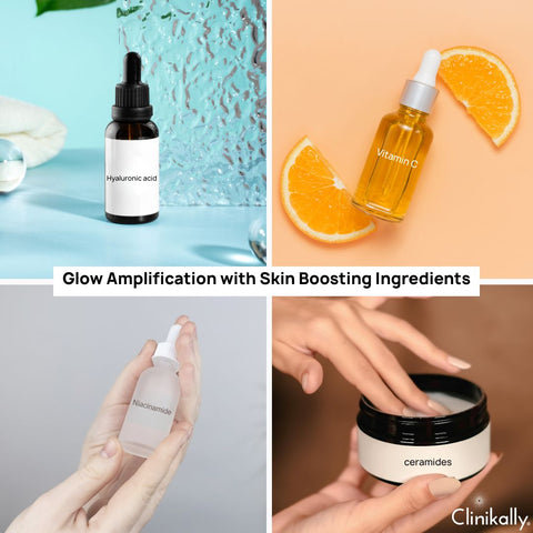 Glow Amplification with Skin Boosting Ingredients